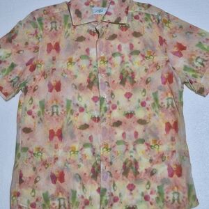 Multicolor Abstract Print Men's Shirt